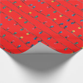 Einfaches Weihnachtsgeschenk-Wrackmuster Geschenkpapier (Ecke)