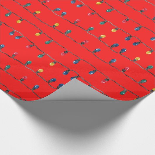 Einfaches Weihnachtsgeschenk-Wrackmuster Geschenkpapier (Ecke)