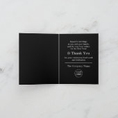 Einfaches Weihnachtsgeschmacksmuster, Saisonarbeit Dankeskarte (Innenseite)