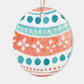 Einfaches Weihnachtsmuster für Wasserfarben | Orna Keramik Ornament (Links)