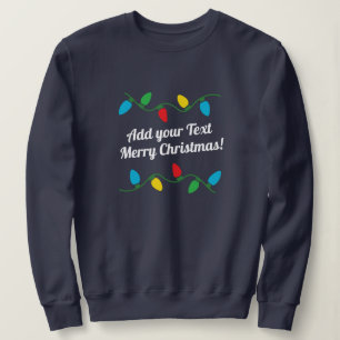 Einfaches Weihnachtssüßchen Text hinzufügen Sweatshirt