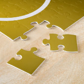 Einfaches weißes Fahrrad-Silhouette-Puzzlespiel Puzzle (Seite)