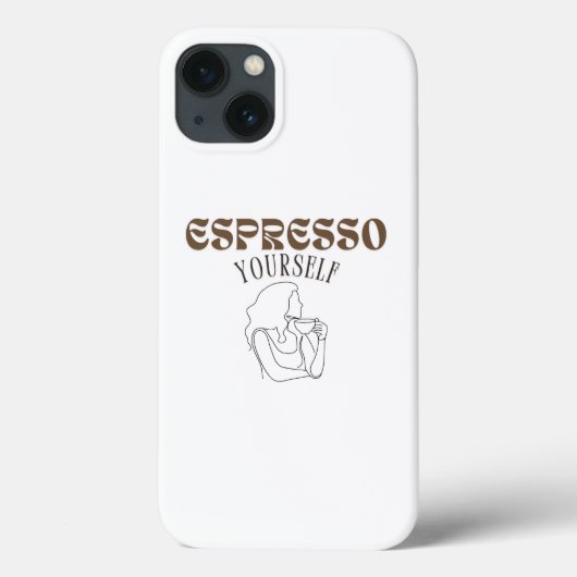 Einfaches weißes iPhone 13 Hülle (Rückseite)