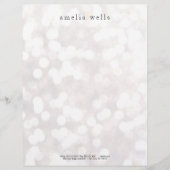 Einfaches weißes kreatives berufliches modernes briefbogen (Vorderseite)