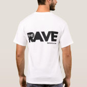 Einfaches weißes männliches T-Shirt (Rückseite)