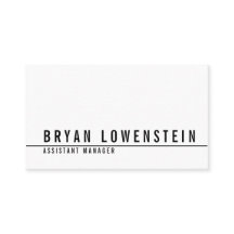 Einfaches weißes schwarzes schickes modernes