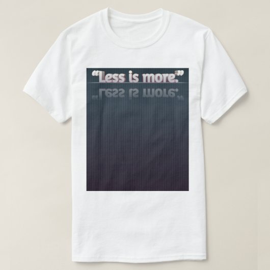 Einfaches weißes T-Shirt (Design vorne)