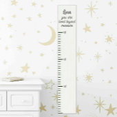 Einfaches Weißholz jenseits von Wachstumsmessung Poster