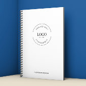 Einfaches Werbegeschäft für Ihr Logo und Ihre Webs Notizblock