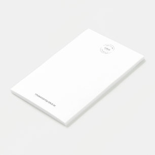 Einfaches Werbegeschäft für Ihr Logo und Ihre Webs Post-it Klebezettel