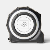 Einfaches White-Logo Maßband (Vorderseite)