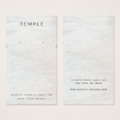 Einfaches Whitewood Ohrring-Ketten-Display (Vorne & Hinten)