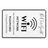 Einfaches WiFi-Schild Magnet (Horizontal)
