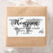 einfaches World Map Return Label (Insitu)