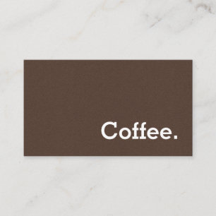 Einfaches Wort-dunkle Loyalitäts-Kaffee-Lochkarte Treuekarte
