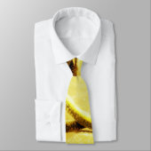 Einfaches yellow green lemon add name minimum cust krawatte (Gebunden)