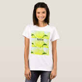 Einfaches yellow green lemon add name minimum cust T-Shirt (Vorne ganz)