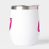 Einfaches Zebra mit rosa Lippen Personalisiert (Links)