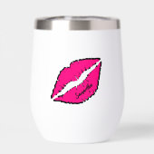 Einfaches Zebra mit rosa Lippen Personalisiert (Rückseite)