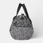 Einfaches Zebra mit rosa Lippen Personalisiert Duffle Bag (Rechts)