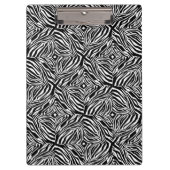 Einfaches Zebra mit rosa Lippen Personalisiert Klemmbrett (Vorderseite)