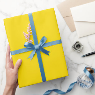 Einfaches Zesty Shine Gold Farbschattierung Geschenkpapier