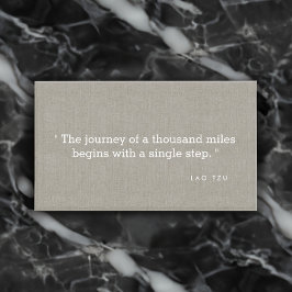 Einfaches Zitat zu Linenautoren, Schriftstellern Visitenkarte