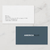 Einfachheit 205 visitenkarte (Vorne/Hinten)