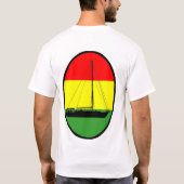 Einfachheit chartert tricolor Shirt (Rückseite)