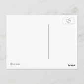 Einfachheit der Typografie Zitat mit Aquamarinen R Postkarte (Rückseite)