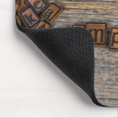 Einfachheit des Briefpapiers Mousepad (Ecke)