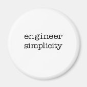 Einfachheit des Ingenieurs Magnet (Vorne)