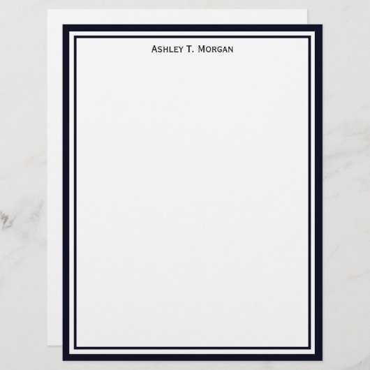 Einfachheit dunkelblau / weiß Personalisiert SV (Vorne/Hinten)