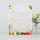 Einfachheit Gemüse zweiseitige Rezeptionskarten (Stehend Vorderseite)