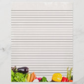 Einfachheit Gemüse zweiseitige Rezeptionskarten (Rückseite)