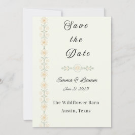 Einfachheit Herz Save-the-Date Einladung