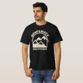 Einfachheit in den Bergen, Wander T-Shirt (Vorne ganz)