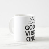 Einfachheit in der Positivität Kaffeetasse (Vorderseite Links)