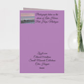 "Einfachheit" Inspirationskarten Karte (Rückseite)