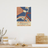 Einfachheit ist der Schlüssel zu einem erfolgreich Poster (Küche)