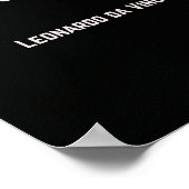 Einfachheit ist die ultimative Raffinesse Poster (Ecke)