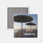 Einfachheit Magnet (Vorderseite/Rückseite)