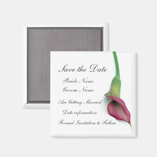 Einfachheit Magnet (Vorderseite/Rückseite)