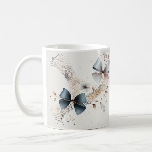 Einfachheit mit einer Touch von Klasse, Eleganz Kaffeetasse (Links)