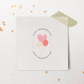 Einfachheit neu definiert: Valentinstag Elegance Feiertagskarte