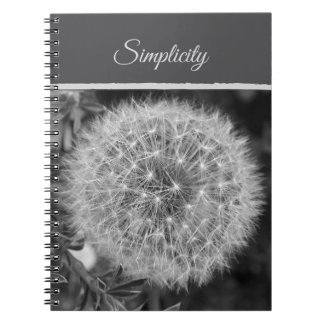 Einfachheit-Puff-Spiral-Foto-Notizbuch Notizblock