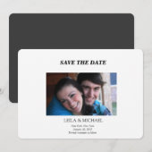 Einfachheit Save The Date (Vorne/Hinten)