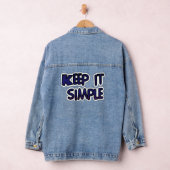Einfachheit spricht lauter: Inspirationstext-Idee Jeansjacke (Hangar)