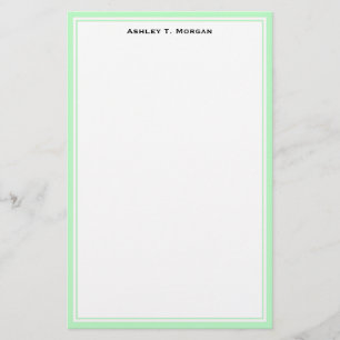 Einfachheit und Personalisierte Geschichten Briefpapier