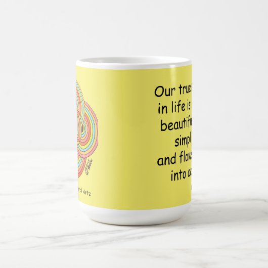 Einfachheit unsere wahre Tasse (Mittel)